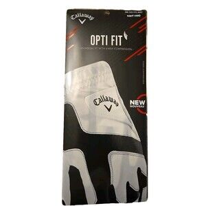 New Callaway OPTI FIT Adult Golf Glove RIGHT  Hand One Size Fits Most